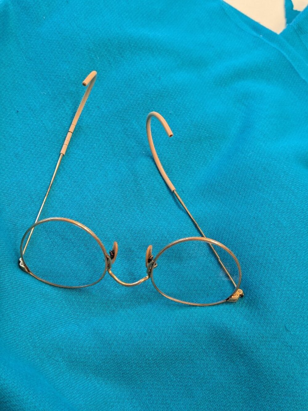 1930s 12K Gold Filled Wire Rim Glasses Ful-Vue